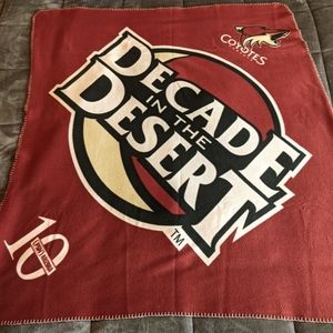 Arizona Coyotes Fleece Blanket 50" x 56" Decade in the Desert